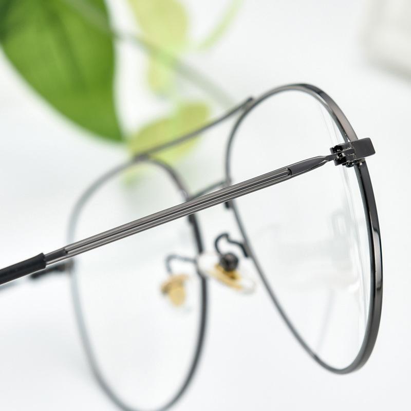 Изображение товара: Мужские и женские очки-авиаторы Zerosun, винтажные очки-авиаторы с линзами диаметром 150 мм, с диоптриями