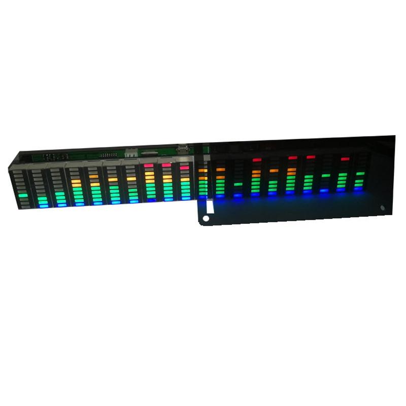 Изображение товара: USB 5V или 12V стерео VU метр Индикатор анализатор музыкального спектра 20 сегмент светодиодный дисплей уровня