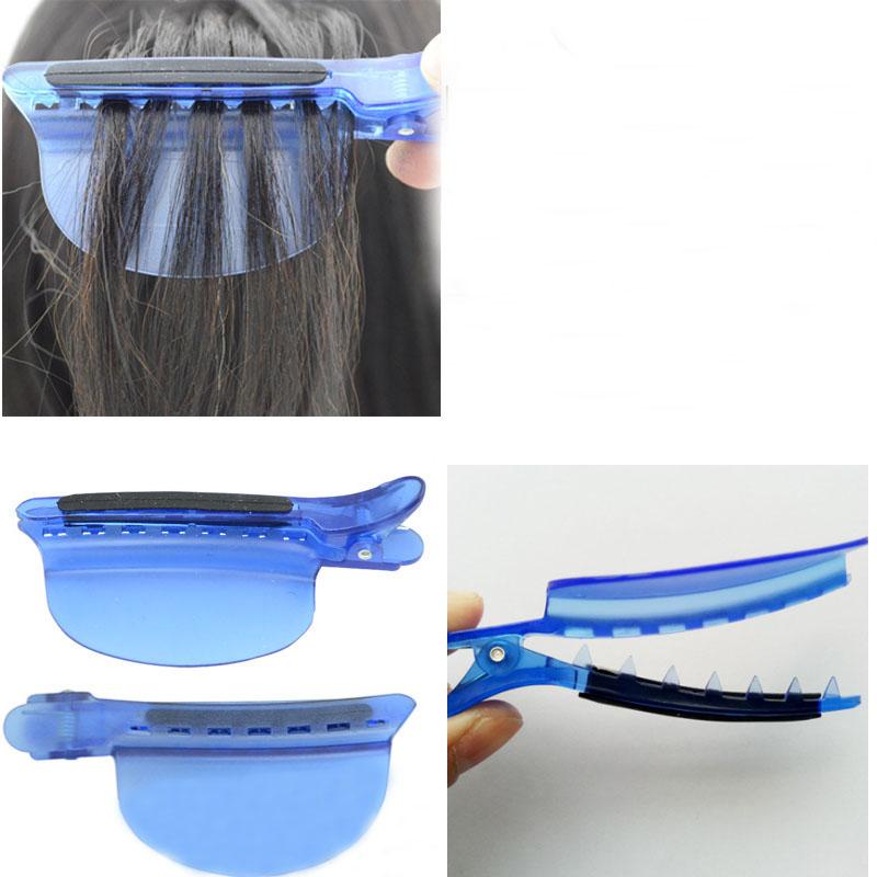 Изображение товара: 1 шт., зажимы для наращивания волос, голубого цвета, зажим-разделитель