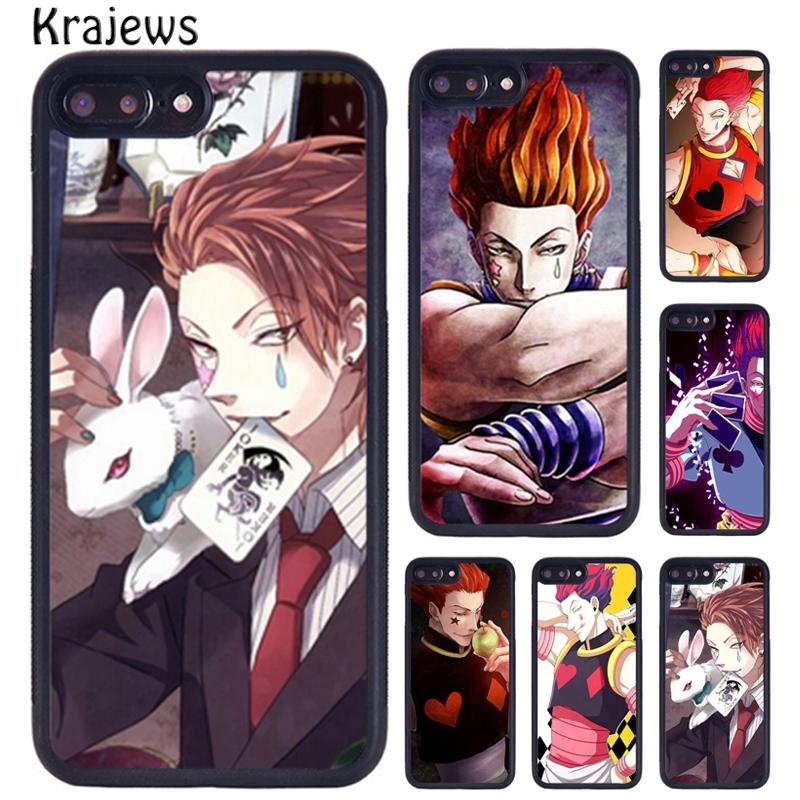 Изображение товара: Аниме чехол для телефона krajew Hunter X Hunter Hisoka для iPhone X XR XS 11 12 13 Pro MAX 5 6 6S 7 8 Plus Samsung Galaxy S8 S9 S10