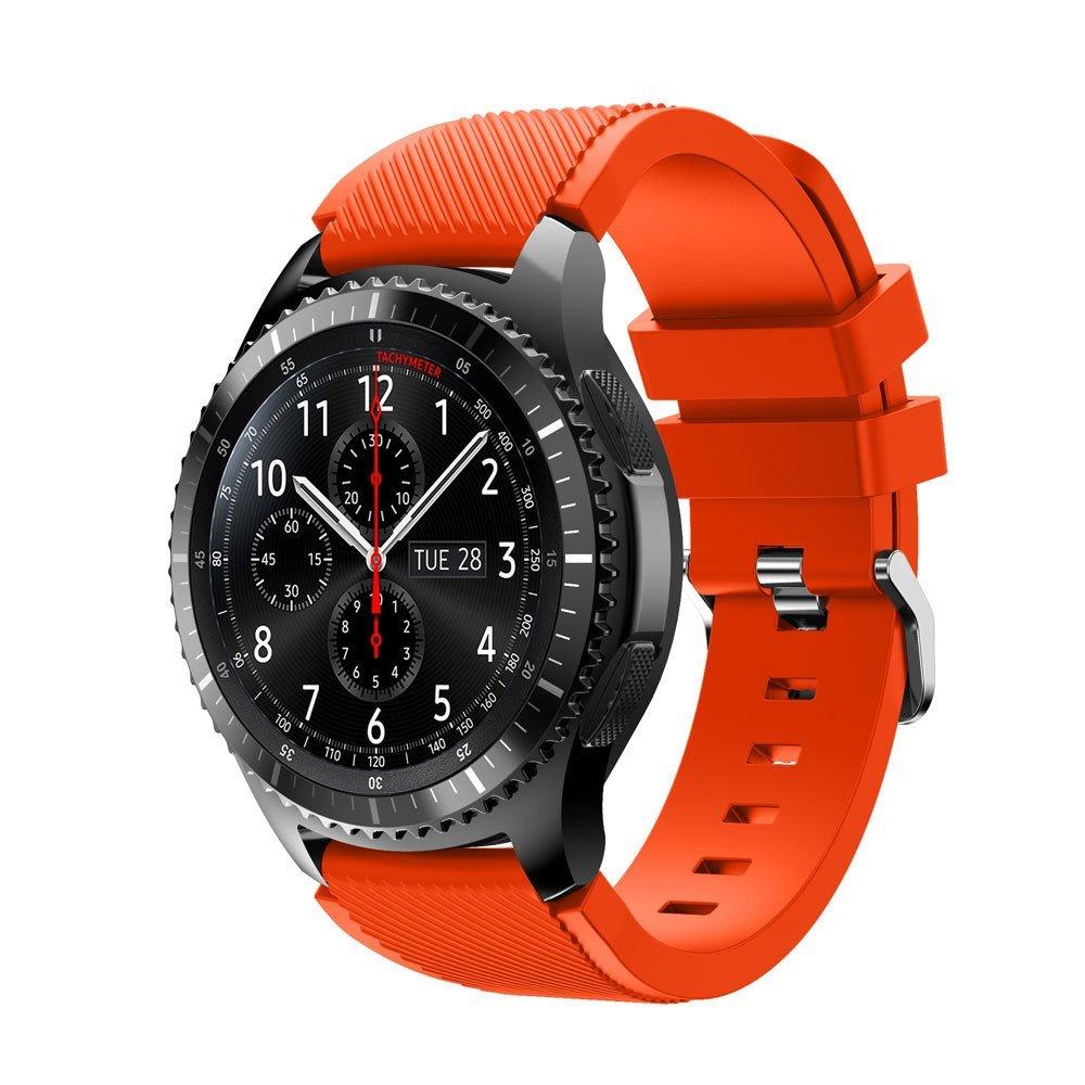 Изображение товара: Горячая передача s3 Frontier классический ремешок для Samsung Galaxy часы 46 мм ремешок 22 мм силиконовый браслет Huawei часы GT ремешок S3 smartwatch