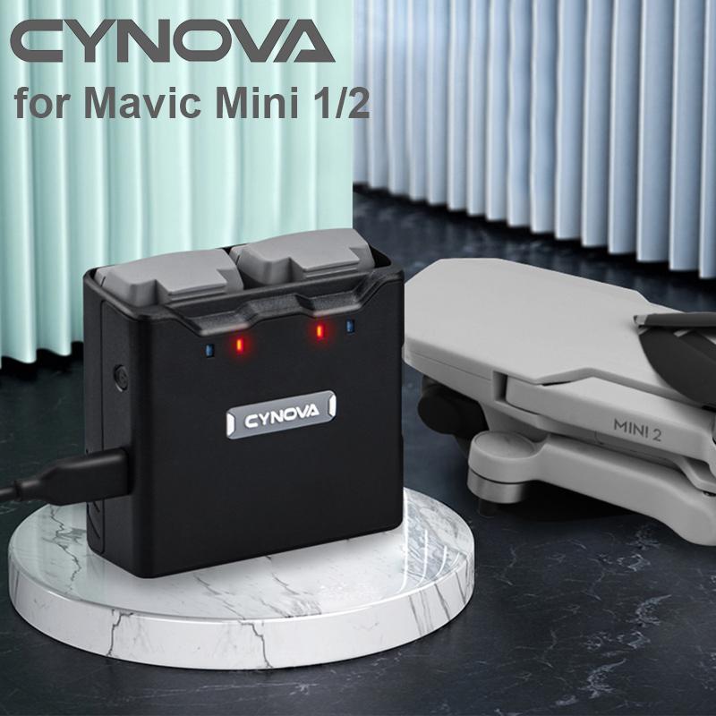 Изображение товара: Двухсторонний зарядный концентратор CYNOVA для DJI Mavic Mini 2, зарядное устройство для аккумулятора, конвертер внешнего аккумулятора для Mavic, аксессуары для мини-дрона