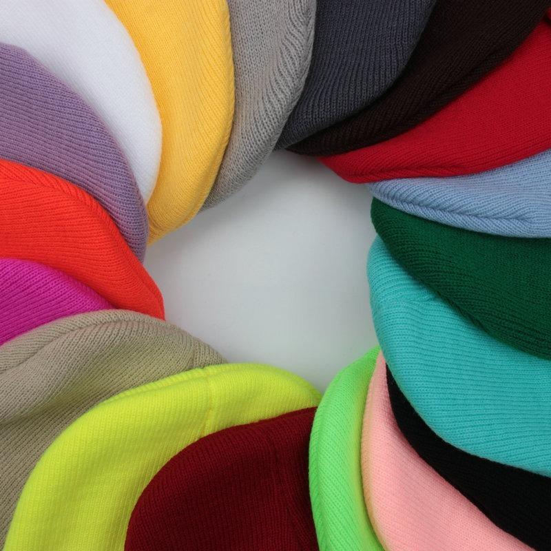 Изображение товара: Однотонная осенне-зимняя мягкая теплая вязаная шапка унисекс Beanni из смесовой шерсти и хлопка мужская женская шапка Лыжная шапка