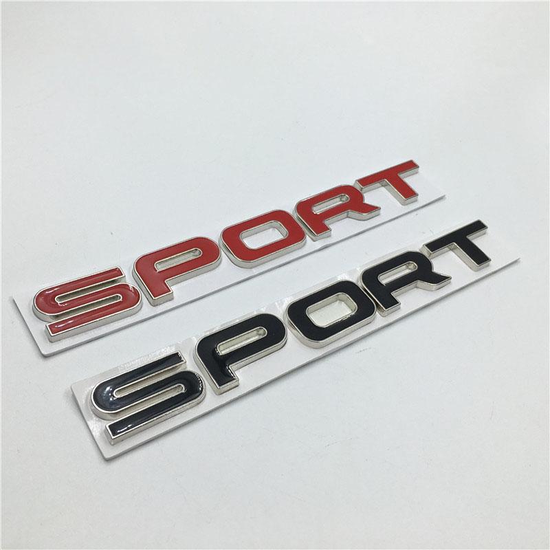 Изображение товара: Металлическая Автомобильная 3D наклейка s и наклейки с логотипом заднего багажника, Эмблема для Land Rover Range Rover Sport Hse, суперзаряженная Автомобильная наклейка для авто