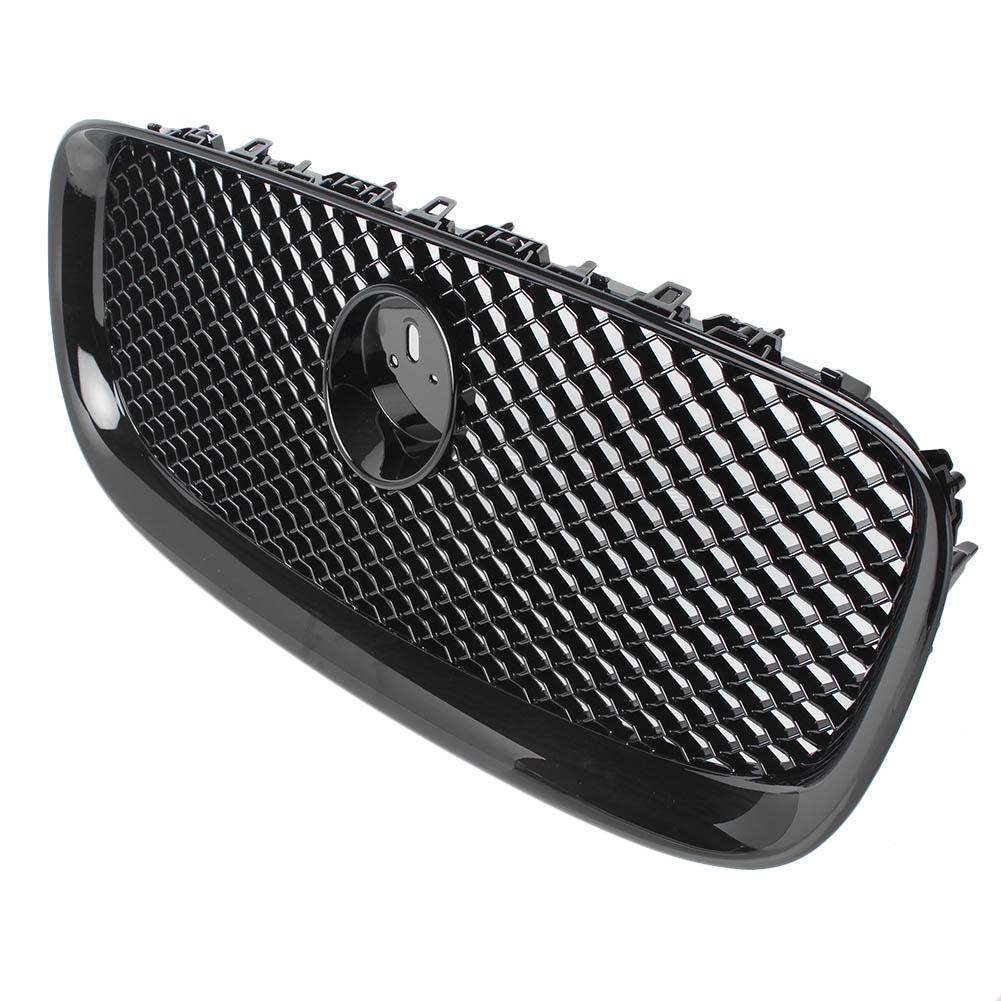 Изображение товара: Решетка для переднего бампера автомобиля Jaguar XF XFR X250 2012 2013 2014 2015 глянцевая черная решетка из АБС