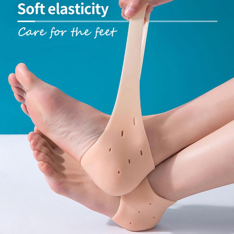 Изображение товара: Силиконовые гелевые стельки USHINE, мягкие стельки для защиты пятки, для снятия боли в пятке, балетные балетный зал, для мужчин и женщин