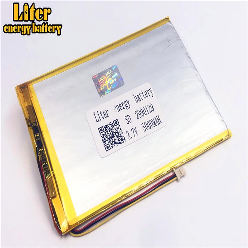 Изображение товара: 1,0 мм-3P разъем 3,7 в 2990129 3090130 мАч планшетный ПК литий-полимерный аккумулятор перезаряжаемый литий-полимерный аккумулятор