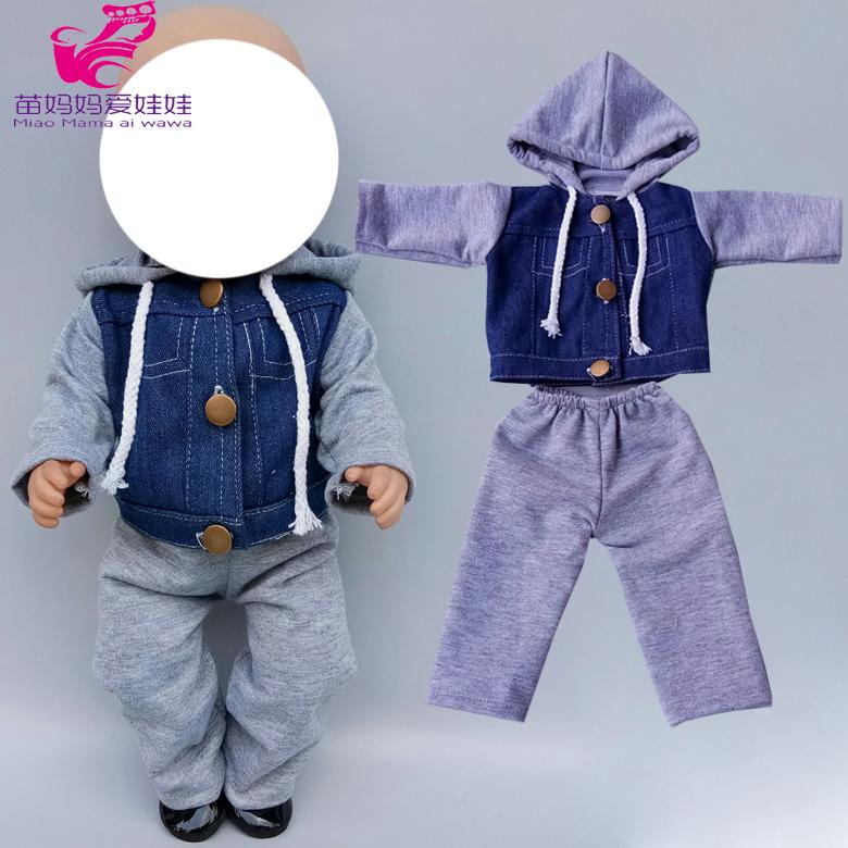Изображение товара: 17 дюймов Одежда для куклы-младенца Штаны; футболка; юбка-пачка юбка для 18 