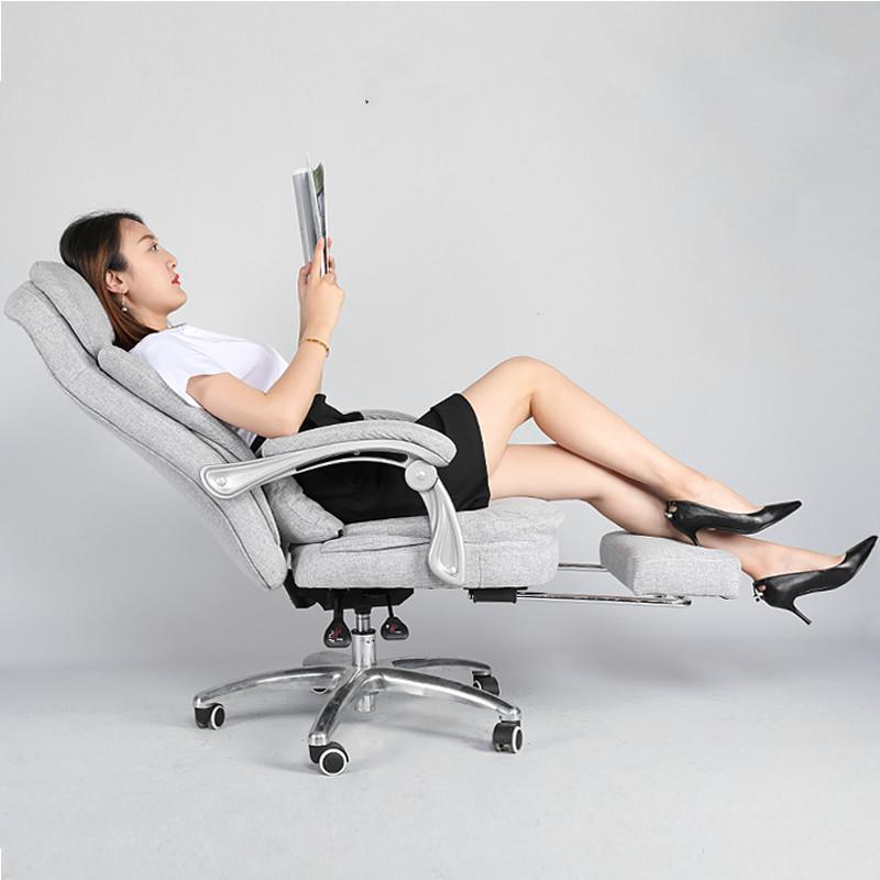 Изображение товара: Кресло компьютерное, тканевое, кожаное, с подъемом