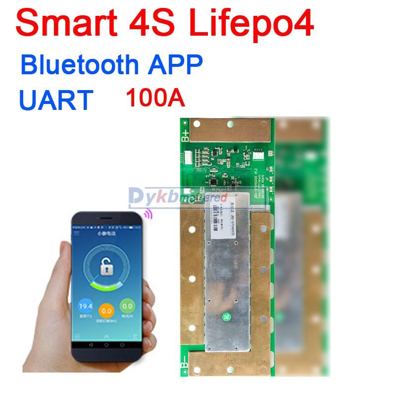 Изображение товара: 4S 12В 150А Lifepo4 литий-железо фосфат Смарт BMS панель защиты батареи w баланс Bluetooth приложение UART монитор программного обеспечения