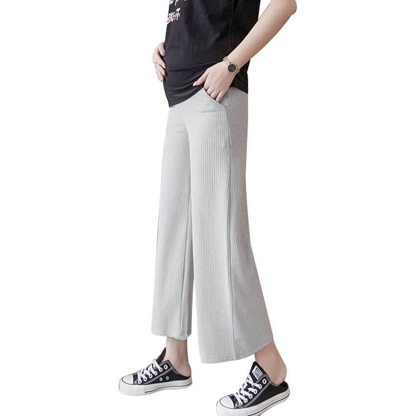 Изображение товара: Штаны для беременных женщин тонкие секционные повседневные Леггинсы для беременных женщин брюки для подтяжки живота свободные широкие штаны