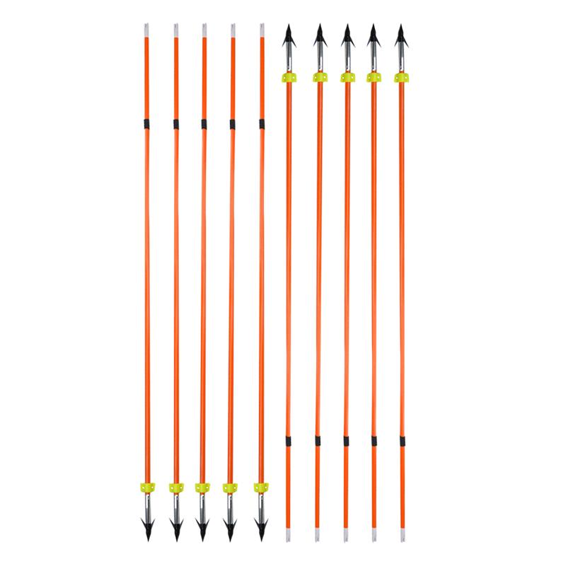 Изображение товара: 12 шт. стрельба из лука Рыбная ловля стрела 32 дюймовый Стекловолоконный стрела профессиональное приспособление для охоты стрела наружная Bowfishing принадлежности для охоты
