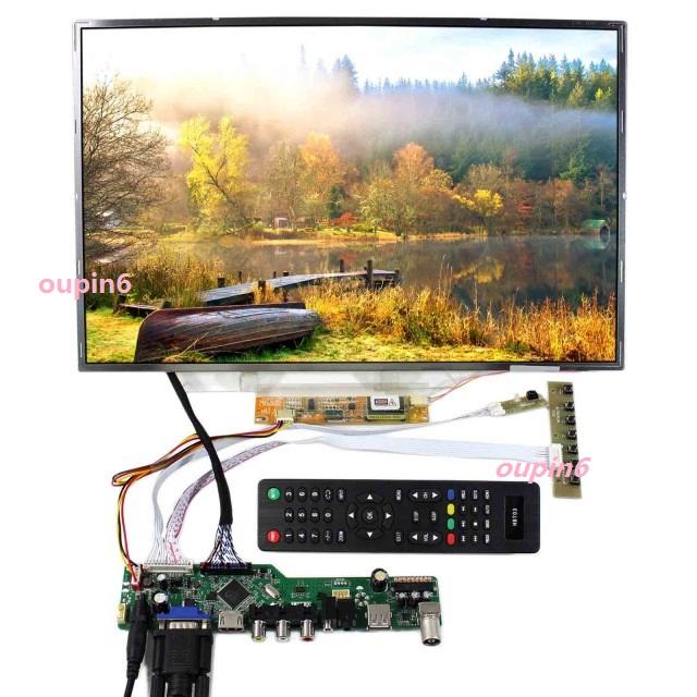 Изображение товара: Комплект для LM201WE3 TL 30-контактный новый драйвер ЖК-совместимый с HDMI контроллер плата панель модуль VGA AV TV USB 4 лампы 1680X1050 пульт дистанционного управления