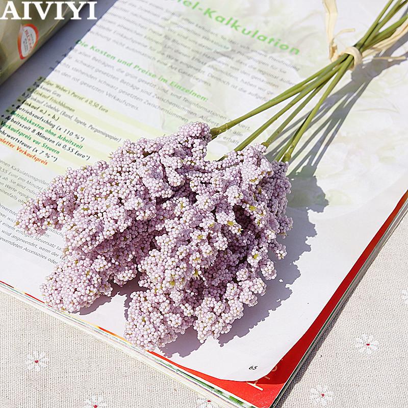 Изображение товара: Искусственные Ванильные мини-ягоды, 6 цветов