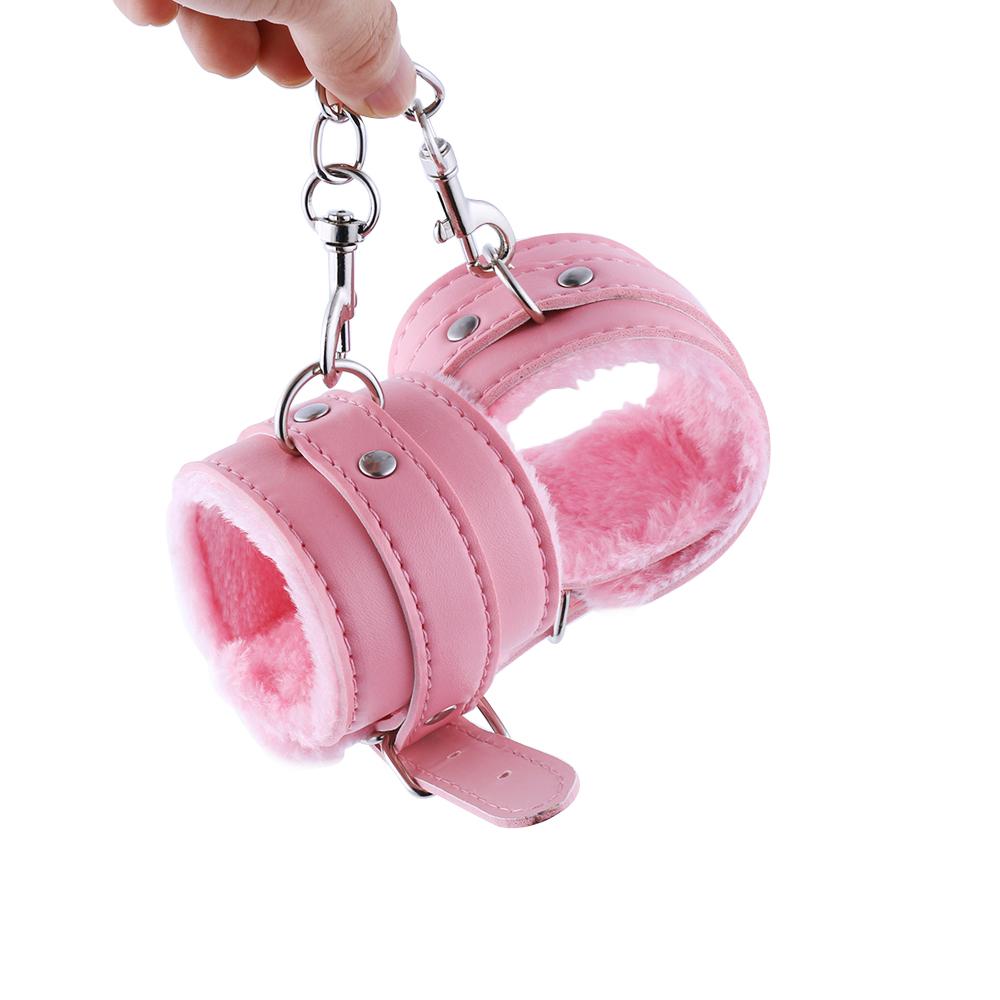 Изображение товара: Эротические игрушки SM Game, бондаж для взрослых, съемные регулируемые наручники, в комплекте секс-игрушки для пар