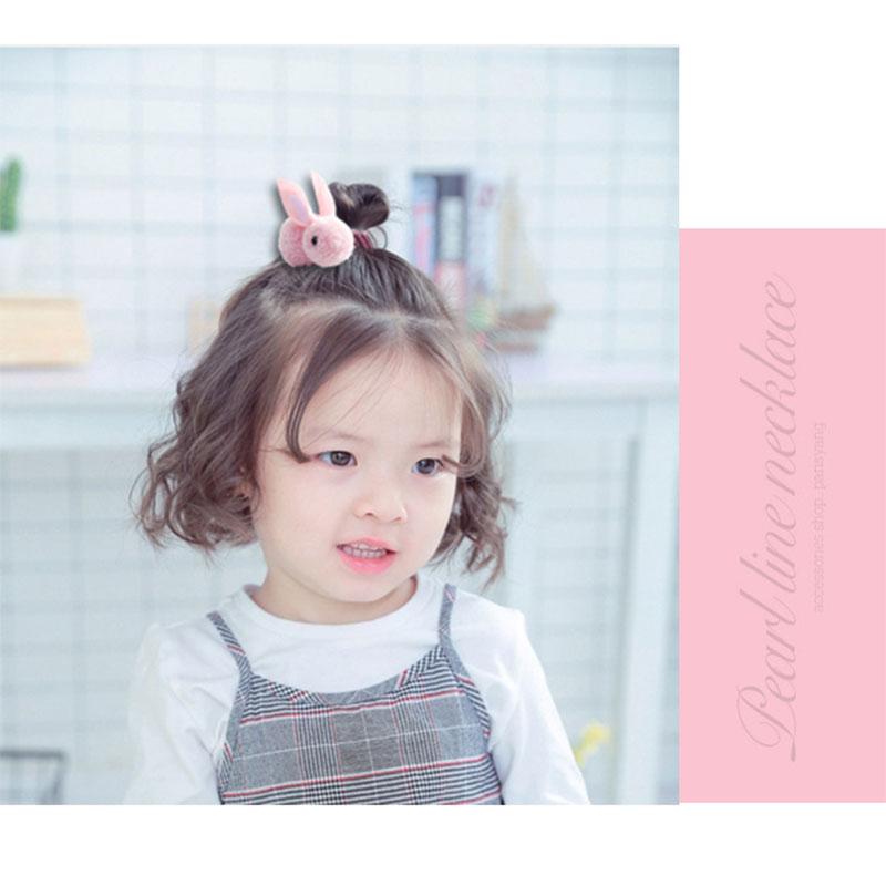 Изображение товара: Милая резинка для волос с заячьими ушками для девочек, Корейская версия головных уборов для девочек, детские аксессуары для волос