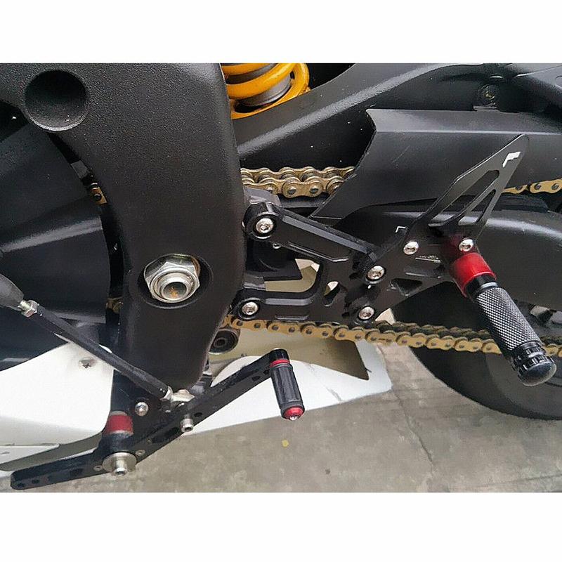 Изображение товара: Мотоцикл Rearsets для Yamaha YZF-R6 YZF R6 2019 2020 CNC регулируемая подножка подножки рычаг переключения передач педаль тормоза задний комплект YZFR6