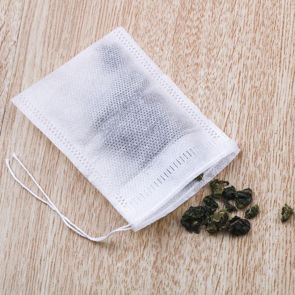 Изображение товара: NICEYARD 100 шт./лот 7x9 см пустые пакетики для ароматизированного чая со шнурком, чайные пакетики, запаянная фильтровальная бумага для травяного рассыпного чая