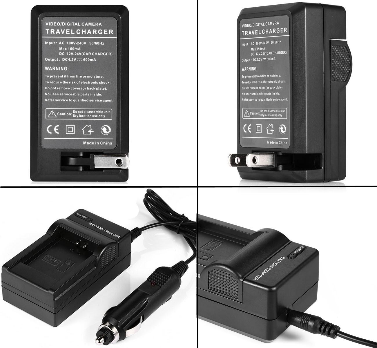 Изображение товара: Аккумулятор + зарядное устройство для цифровой камеры Sony Cyber-shot DSC-W510, W610, W620, W630, W650, W670, W690, W710, W730, W800, W810, W830