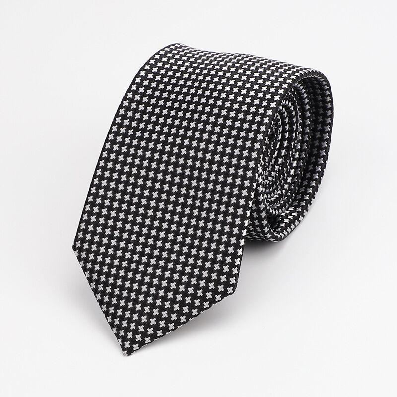 Изображение товара: 7 см обтягивающие модные галстуки в горошек мужские тонкие галстук из полиэстера в горошек Галстуки для джентльменов
