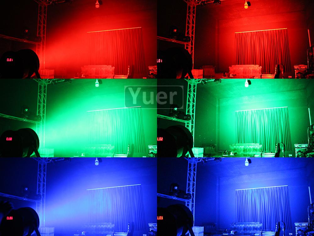Изображение товара: Новый алюминиевый 54x3 W RGB 3в1 светодиодный сценический мигающий свет DMX512 Освещение для сцены 7-1OCH DJ диско свет Свадебная вечеринка клуб бар Par свет