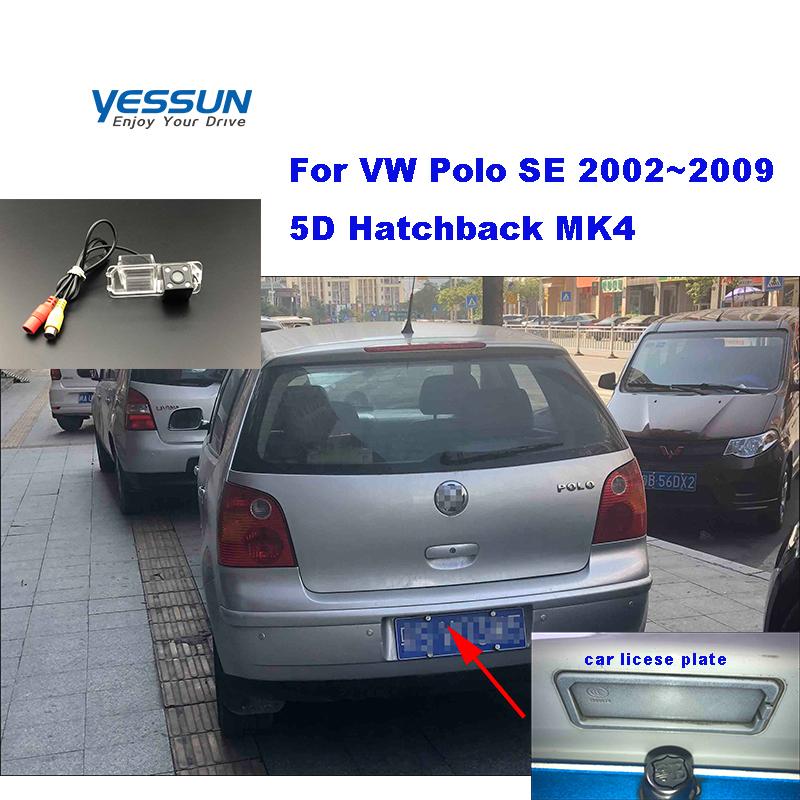 Изображение товара: Yessun Автомобильная камера заднего вида для Volkswagen Polo Хэтчбек SE 2002 ~ 2009 5D хэтчбек MK4 HD CCD камера ночного видения