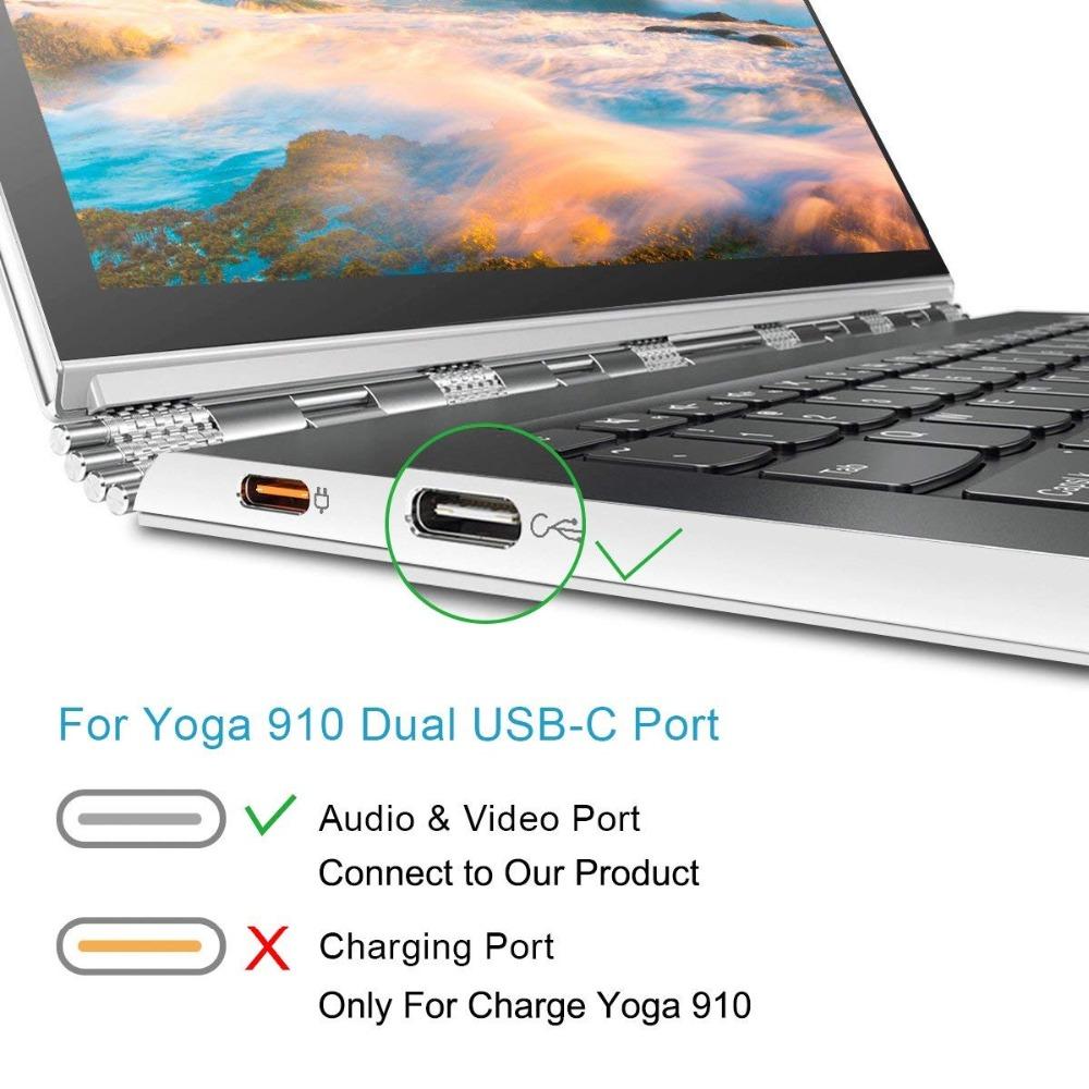 Изображение товара: Адаптер с USB C на VGA Type C (совместим с Thunderbolt 3) на Ethernet + VGA + USB 3,0x2 мультипорта, совместимый с MacBook Pro MacBook Air