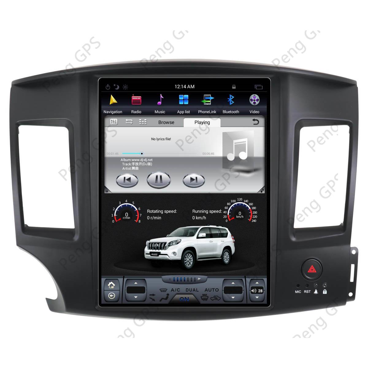 Изображение товара: Автомобильное радио Andorid 7,1 в стиле Tesla, вертикальный экран для Mitsubishi Lancer EVO 2007-2017, GPS-навигация, радио, головное устройство, мультимедиа