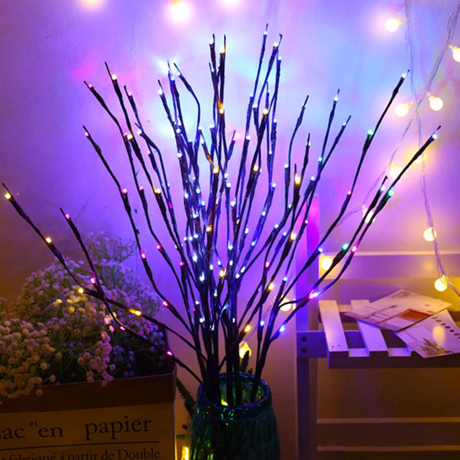 Изображение товара: Цветочные фонарики, 20 лампочек, высокий наполнитель для ВАЗ, вивовый наполнитель, декоративное освещение для дома, Рождества, свадьбы, вечеринки