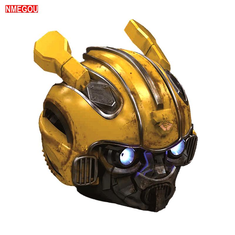 Изображение товара: Bluetooth-Колонка Bumblebee Helmet, Fm-радио, Usb, Mp3, TF, умный сабвуфер, голубые зубья, портативная мини-колонка, беспроводная стереоколонка s 5,0