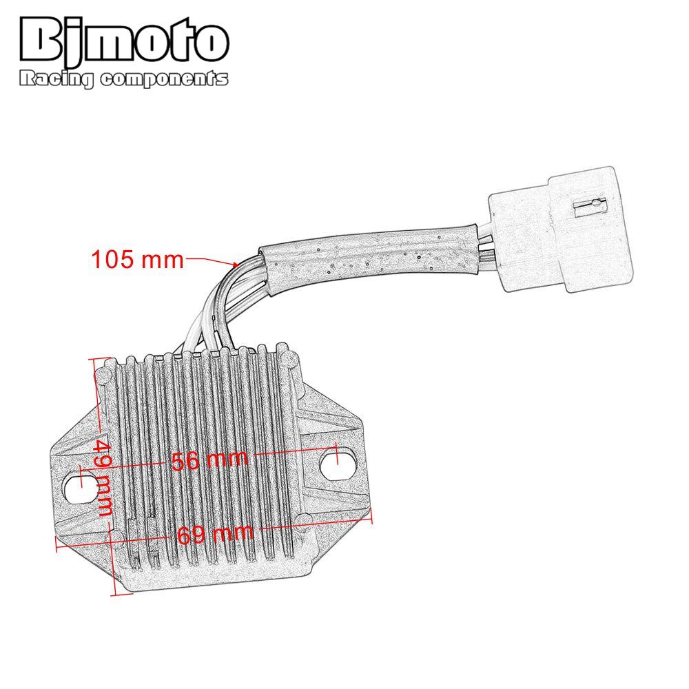 Изображение товара: Выпрямитель регулятора для мотоцикла Yamaha 33G8196060 BW350 DT125E DT125R DT125RE 1998 XT350 XT250L XT250LC 1984 XT350N 1985