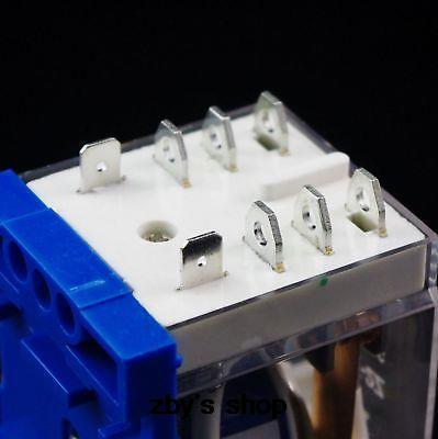 Изображение товара: 12VDC/24VDC/110VAC/220VAC 40A DPDT 8 Pins Универсальный электронный магнитный силовой реле управления двигателем JQX-52F-2Z JQX-40F-2Z