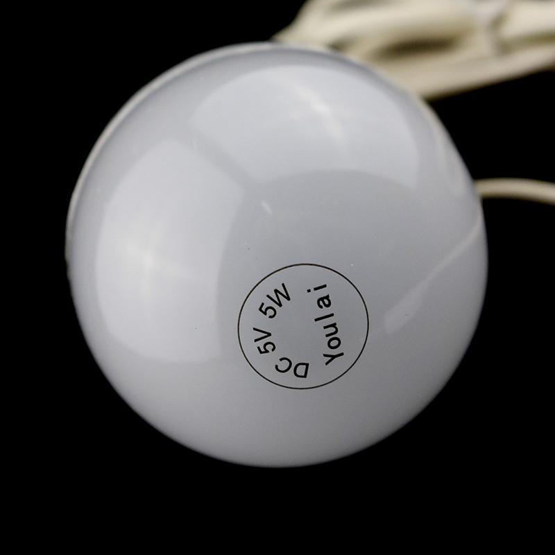 Изображение товара: Портативная лампа 5 Вт, 5 в постоянного тока, светодиодсветодиодный ночные светильники с USB, походная кемпинговая палатка, лампы для путешествий, внешний аккумулятор, блокнот для чтения, аварийные светильники белого цвета
