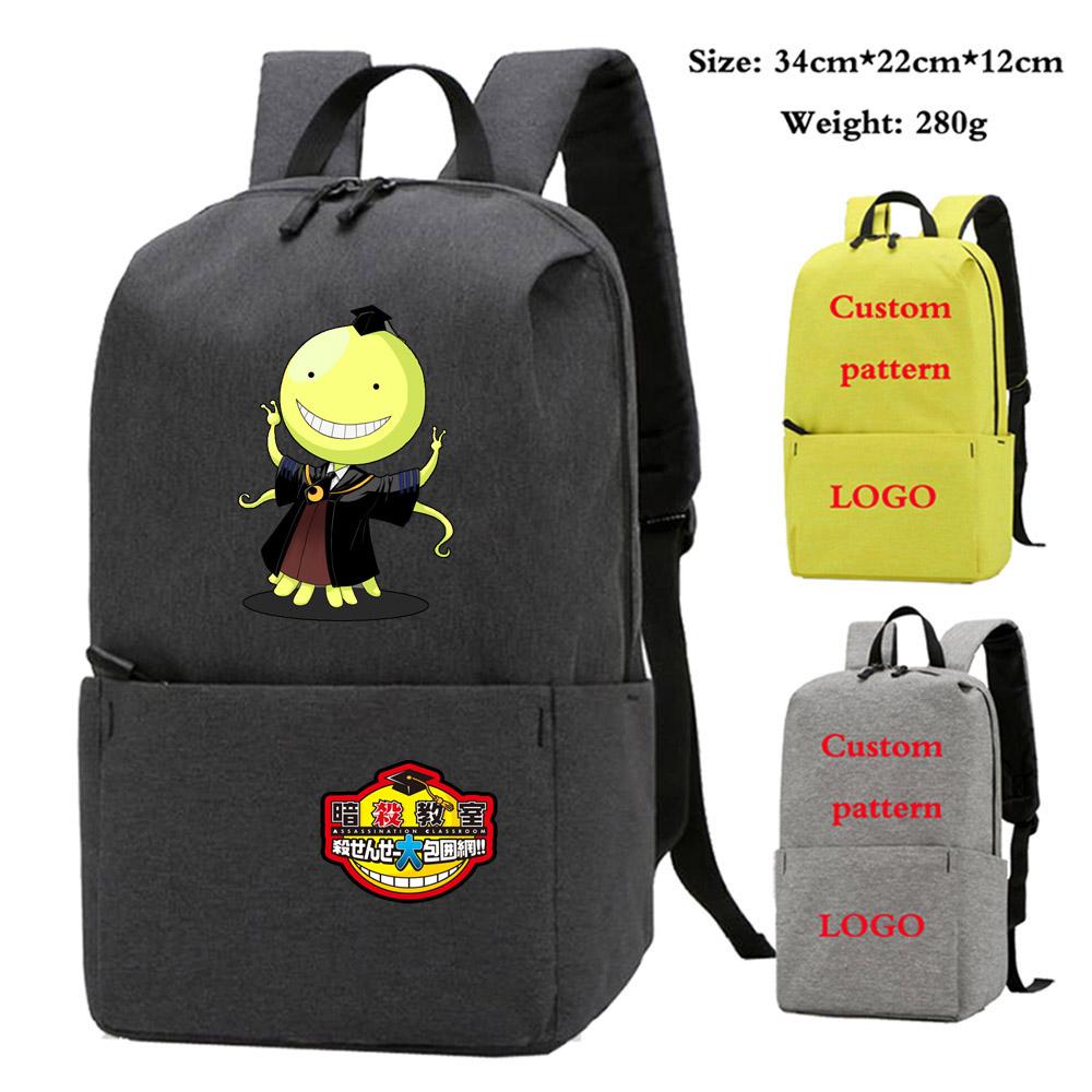 Изображение товара: Рюкзак Ansatsu Kyoushitsu для студентов, школьные ранцы для детей, нейлоновый мужской и женский рюкзак для досуга, сумка для ноутбука для подростков