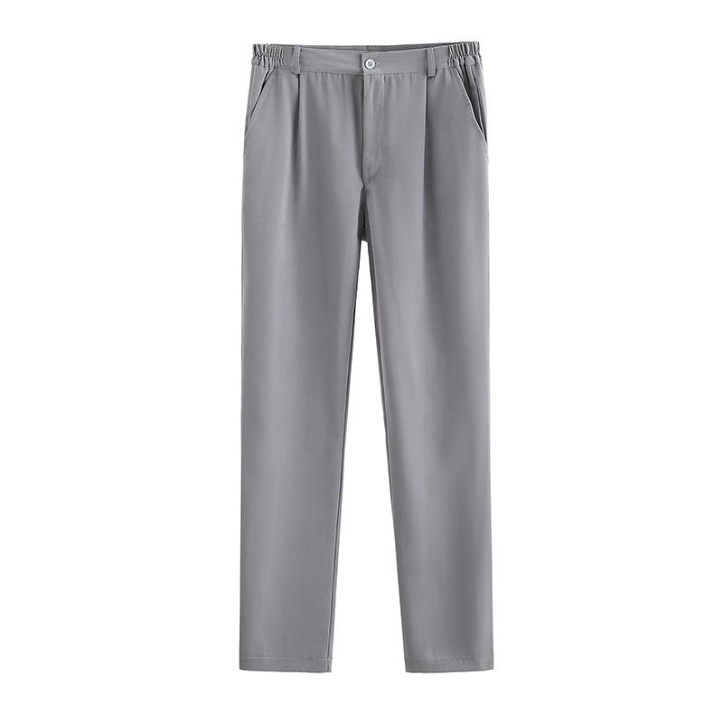 Изображение товара: Мужские костюмные брюки JK форма для старшей школы, брюки в стиле Харадзюку, в японском стиле преппи, серые, с высокой талией, 5XL, размера плюс