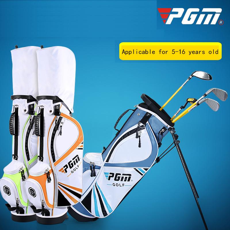 Изображение товара: PGM премиум- сумка для гольфа для мужчин и женщин, легкая сумка с подставкой и пистолетом, брендовая Молодежная Детская сумка на ремне, многофункциональная Высококачественная сумка