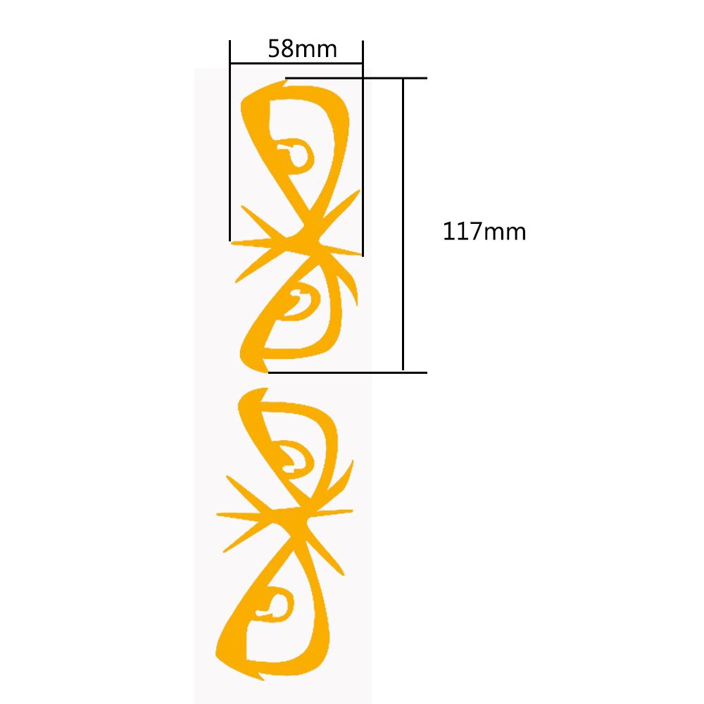 Изображение товара: LEEPEE авто украшение зеркало заднего вида стикер для глаз автомобильный Стайлинг автомобильные аксессуары забавные Авто наклейки и наклейки