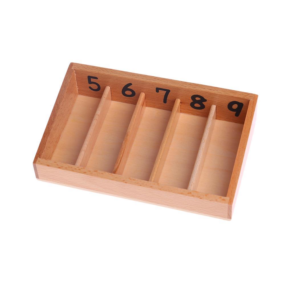 Изображение товара: Монтессори деревянный шпиндель коробка 45 шпинделей подсчет математики обучающая игрушка