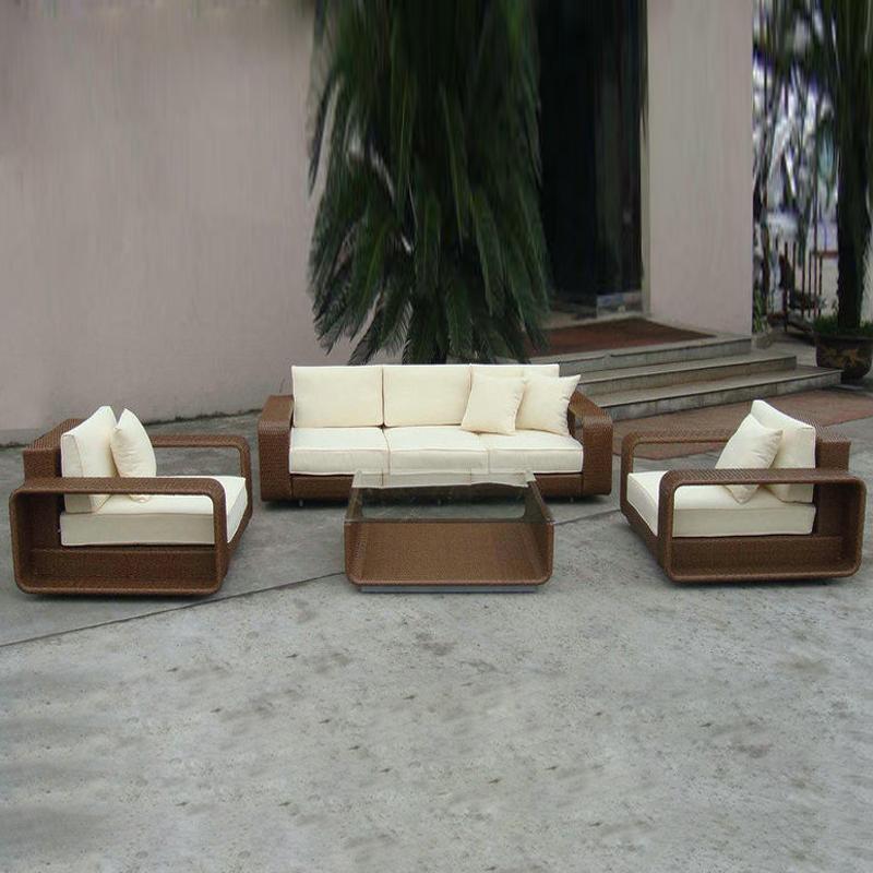 Изображение товара: 4 шт. PE новый дизайн, диван из ротанга для сада, мебель для патио, пасторализм, домашний комнатный/уличный диван из ротанга для гостиной