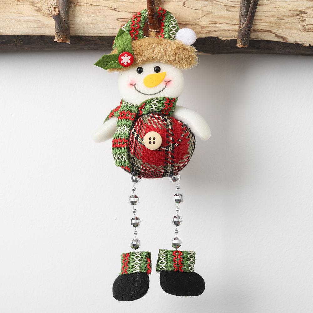 Изображение товара: Рождественские украшения, подарок Санта-Клаус, снеговик, елка, игрушка, кукла, повесить украшения, рождественские украшения для дома, новый год 2020, подарки