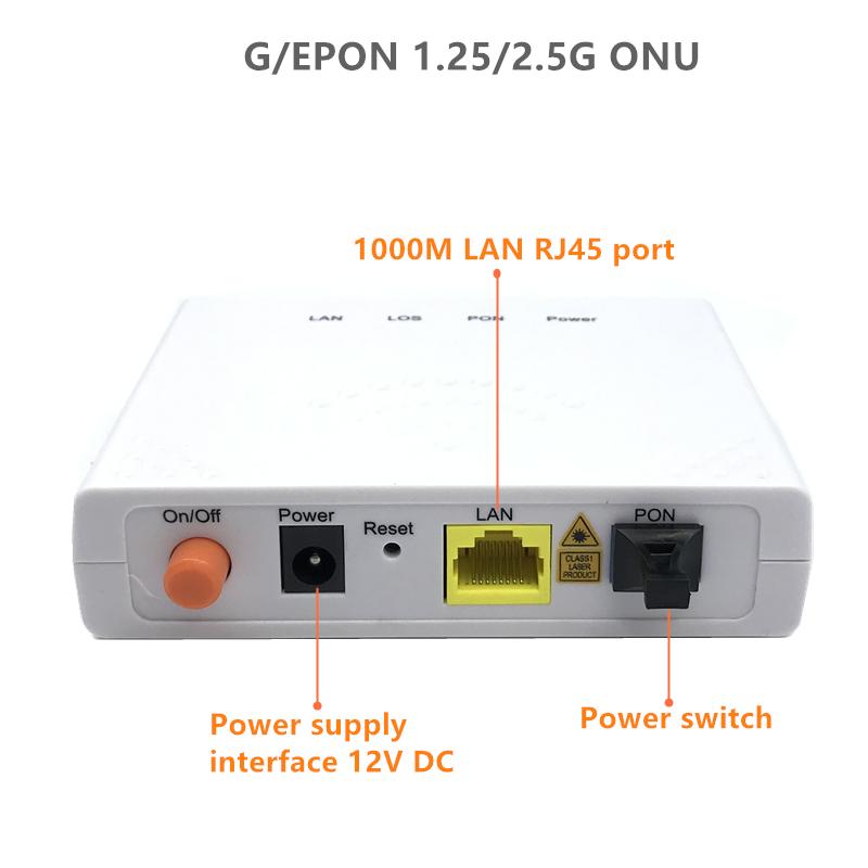 Изображение товара: Оптоволоконный трансивер E/GPON ONU FTTO Light Cat регулятор одиночный 1000 м LAN порт OLT1.25/2,5G чипсет волокно для дома