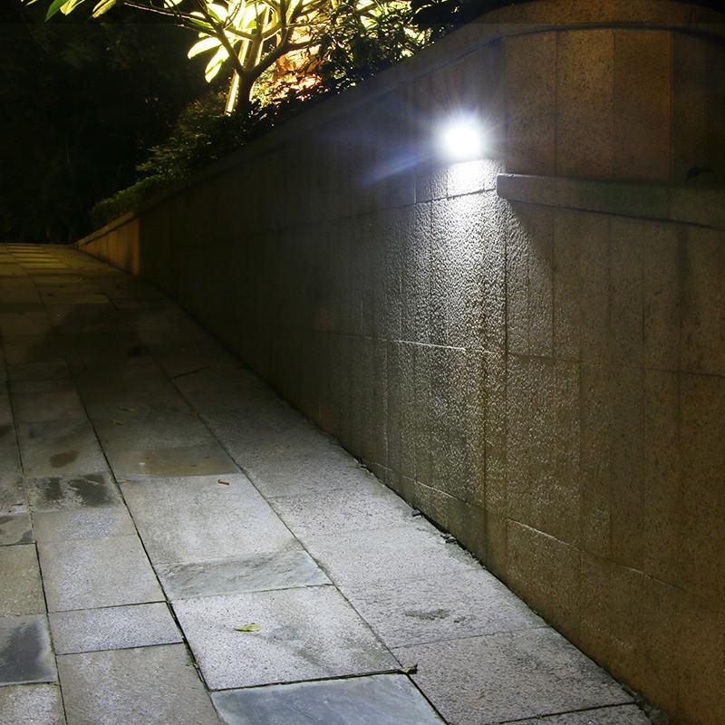 Изображение товара: Настенный светильник с пассивным ИК датчиком движения, водонепроницаемый уличный светильник на солнечной батарее, настенный светильник для сада, коридора, лестницы