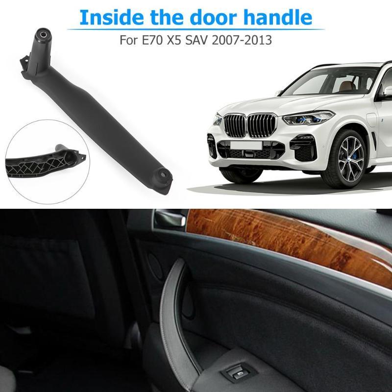Изображение товара: Новый Стайлинг автомобиля правая левая внутренняя дверная панель ручка Накладка авто аксессуары для интерьера для BMW E70 X5 E71 E72 X6 SAV