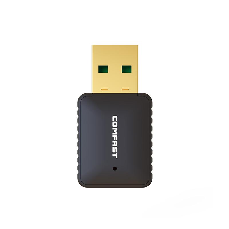 Изображение товара: Comfast быстрая версия, Бесплатный драйвер, USB Wi-Fi адаптер 600 Мбит/с, антенна 5 ГГц, USB Ethernet PC Lan Dongle AC Wi-Fi приемник