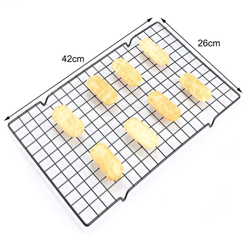 Изображение товара: Горячая Распродажа 2 шт./компл. металлическая стойка для охлаждения торта сетчатый лоток для выпечки печенья подставка для сушки хлеба кулер держатель инструменты для выпечки