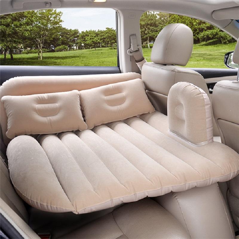 Изображение товара: Многофункциональный надувной матрас, автомобильный дорожный матрас для заднего сиденья, уличный матрас для кемпинга, детская кровать с подушкой