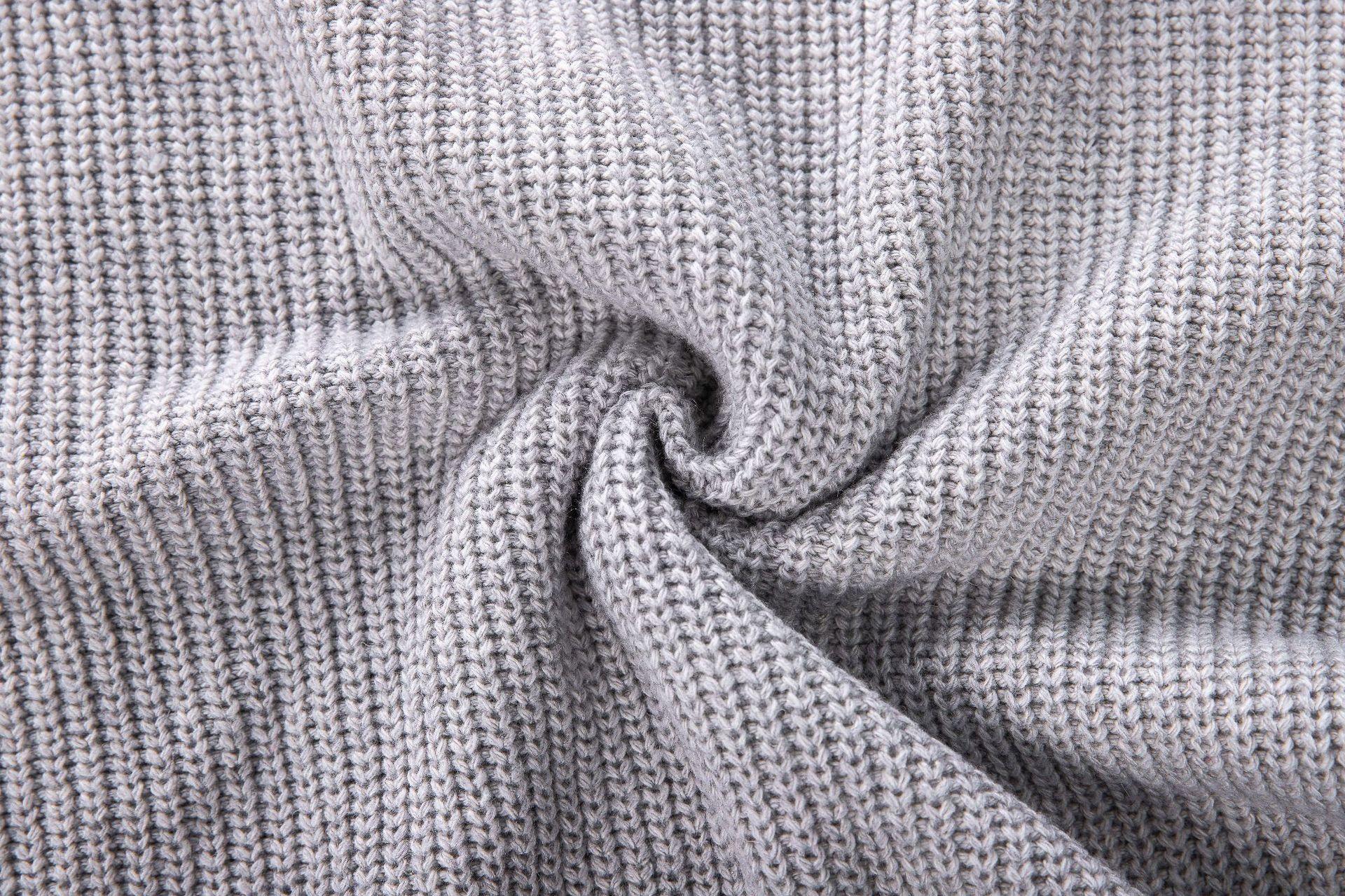Изображение товара: Пушистый свитер в рубчик с глубоким V-образным вырезом, пуловер, женские вязаные однотонные Джемперы оверсайз с открытыми плечами, женский свитер