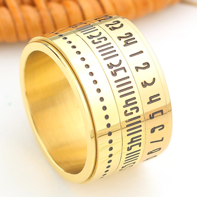 Изображение товара: Мужское кольцо с большим пальцем Goth, регулируемое кольцо из нержавеющей стали, большие кольца