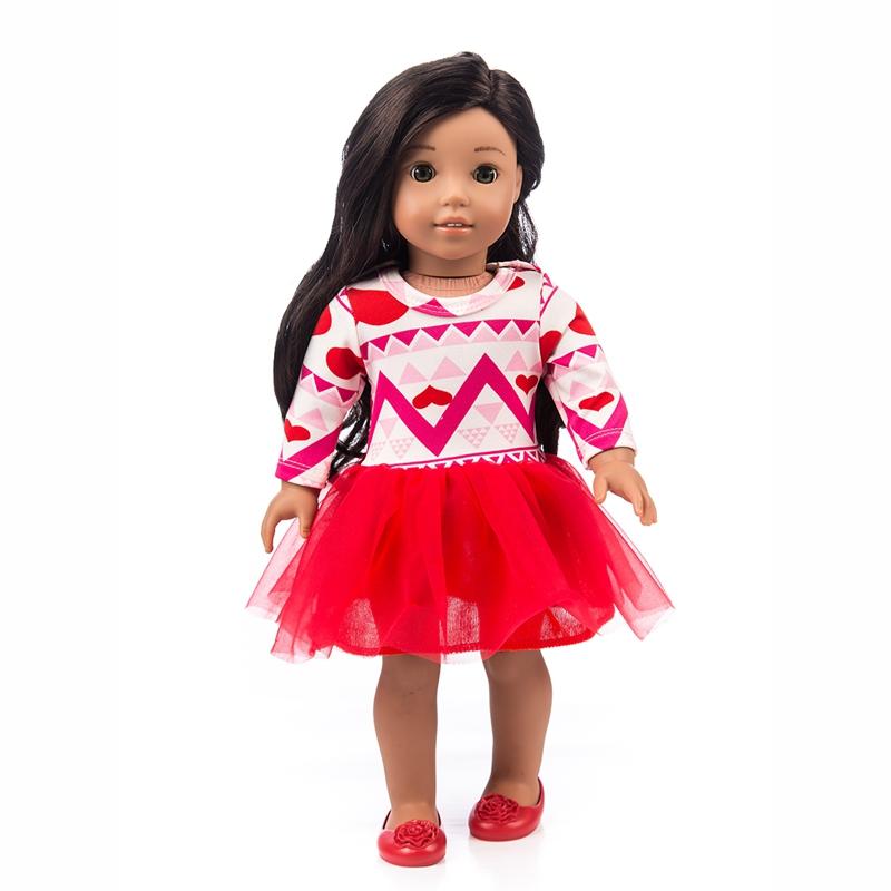 Изображение товара: Красочное платье одежда подходит для американской девушки 18 дюймов американская девочка кукла александра кукла лучший подарок