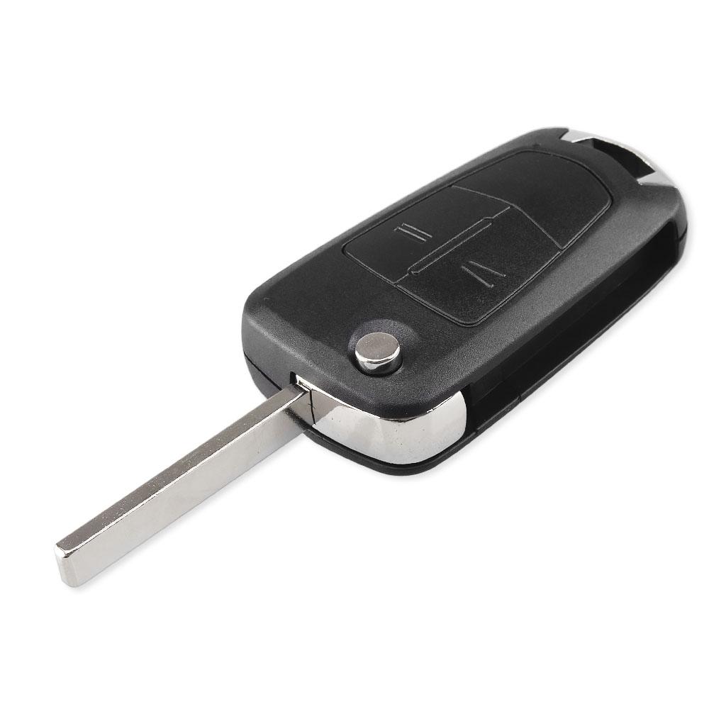 Изображение товара: Раскладной чехол KEYYOU для автомобильного ключа для OPEL Astra H Corsa D Vectra C Zafira 2 3 кнопки чехол для ключа с дистанционным управлением чехол с заготовкой лезвия